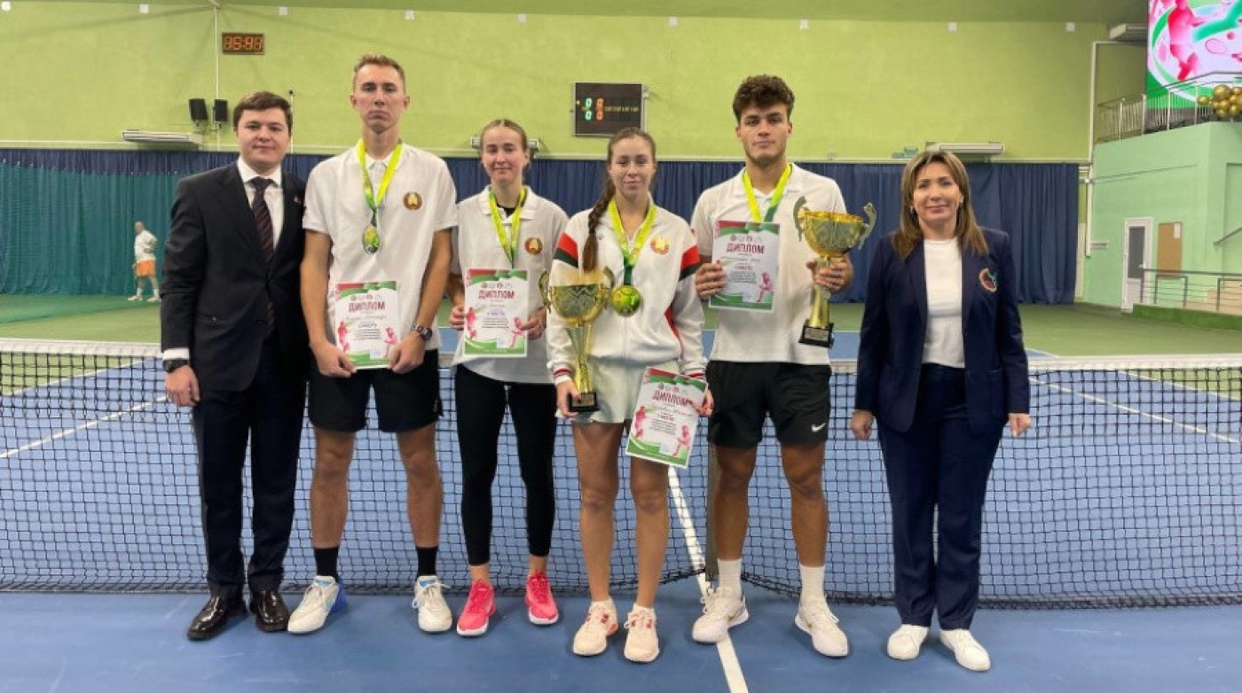 Определились победители и призеры чемпионата Беларуси по теннису