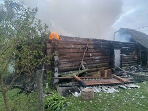 Пожар в Матевичах: мотокультиватор стал причиной возгорания