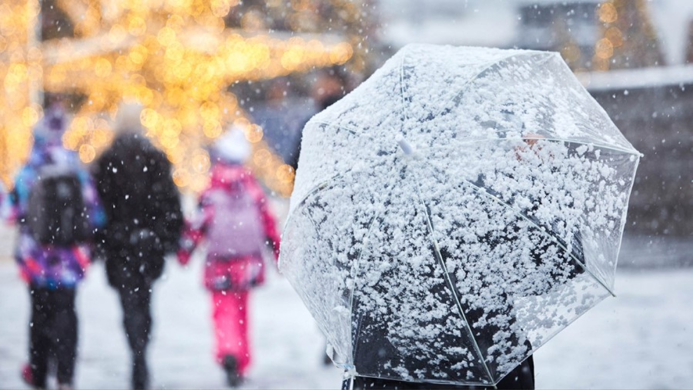 Погода 6 февраля: мокрый снег, слабый гололед и от -10 °С до +2 °С