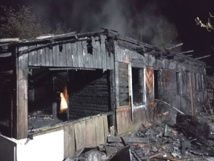 Двойная гибель на пожаре в деревне Козлов Берег