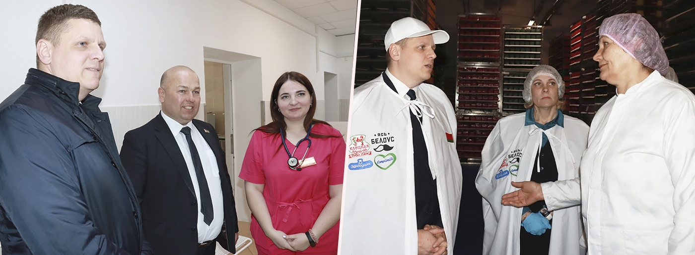 Александр Логвин посетил Березинский район