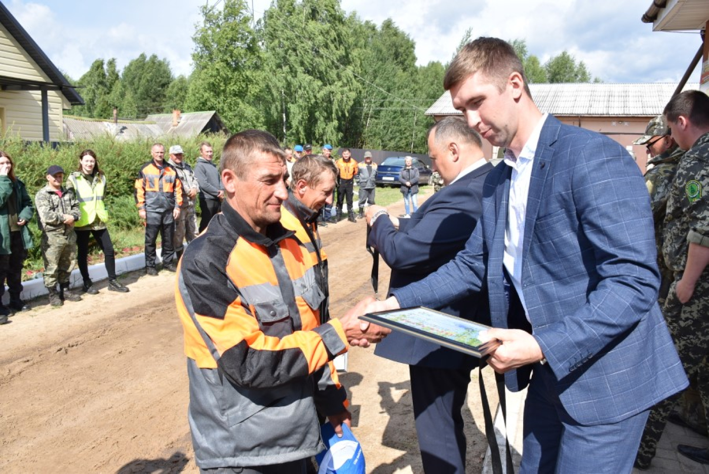 Лесарубы ў чарговы раз паказалі сваё майстэрства