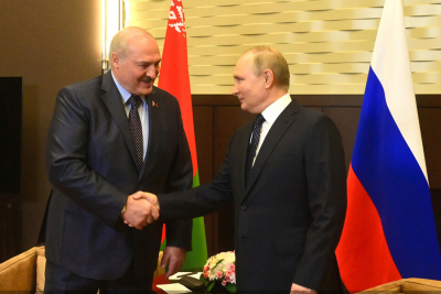 Переговоры Президентов Беларуси и России Александра Лукашенко и Владимира Путина