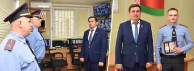 В Березинском РОВД состоялось подведение итогов с участием начальника УВД