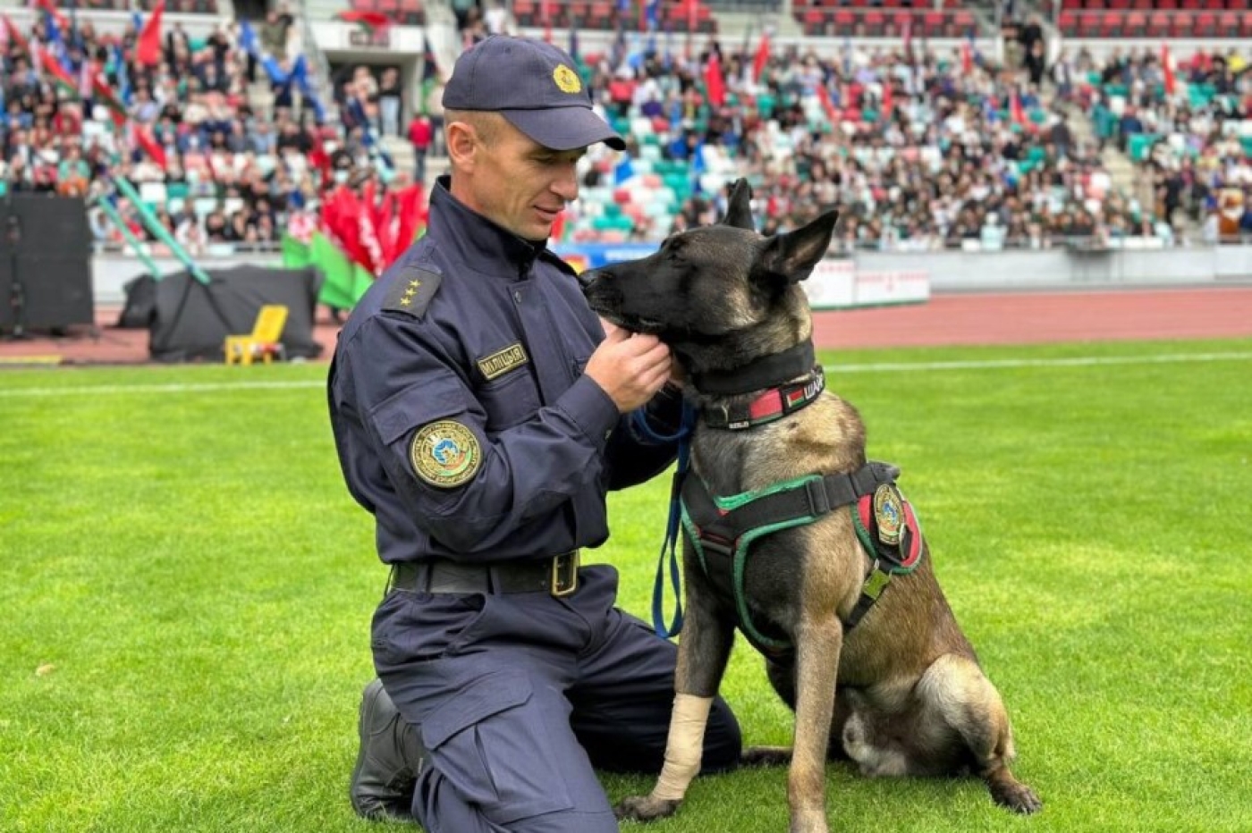 «Вырастил с пеленок»: кинолог из Минской области покорил судей