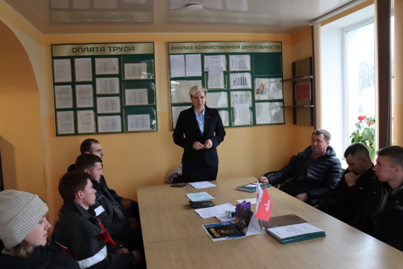 Встреча БРСМ с молодёжью СУП «АгроМаз»