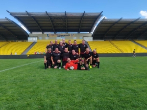 Игра Кубка Минской области по футболу среди ветеранов Солигорск-Березино