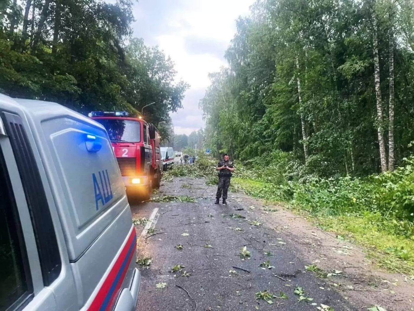В результате урагана на Минском море погибла девушка