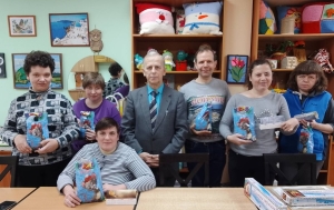 Беседа с председателем РО ОО «БелОИ» в центре реабилитации