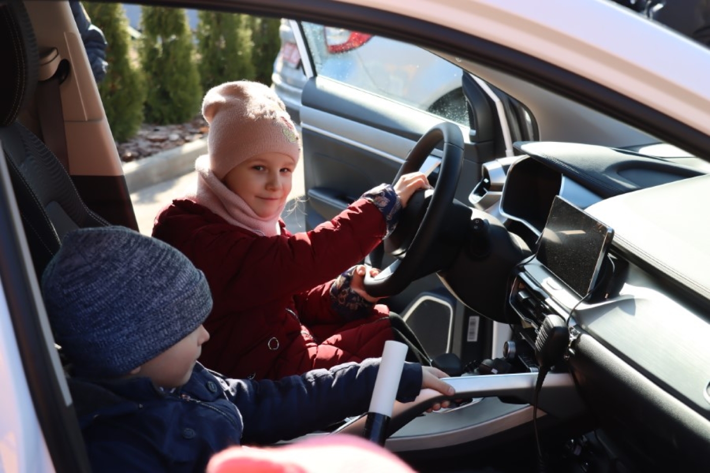 Первоклассники на экскурсии в милиции