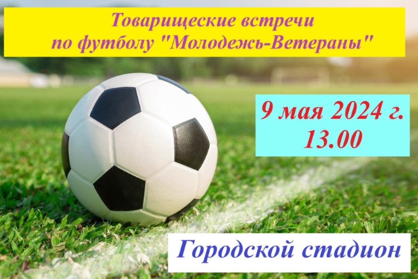 Товарищеские встречи по футболу "Молодежь – Ветераны"