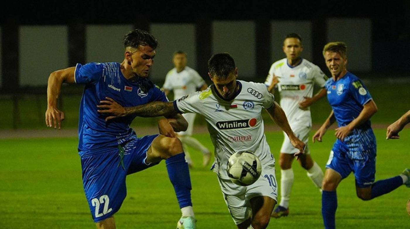 Футболисты минского "Динамо" потерпели первое поражение в чемпионате Беларуси