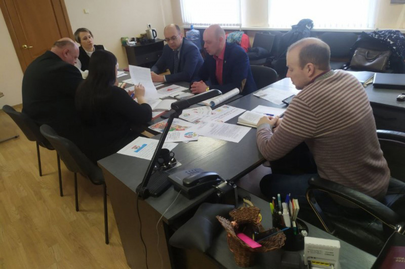 Выездное заседание комиссии по профилактике производственного травматизма и профессиональной заболеваемости на базе ЗАО "Стройинвест"