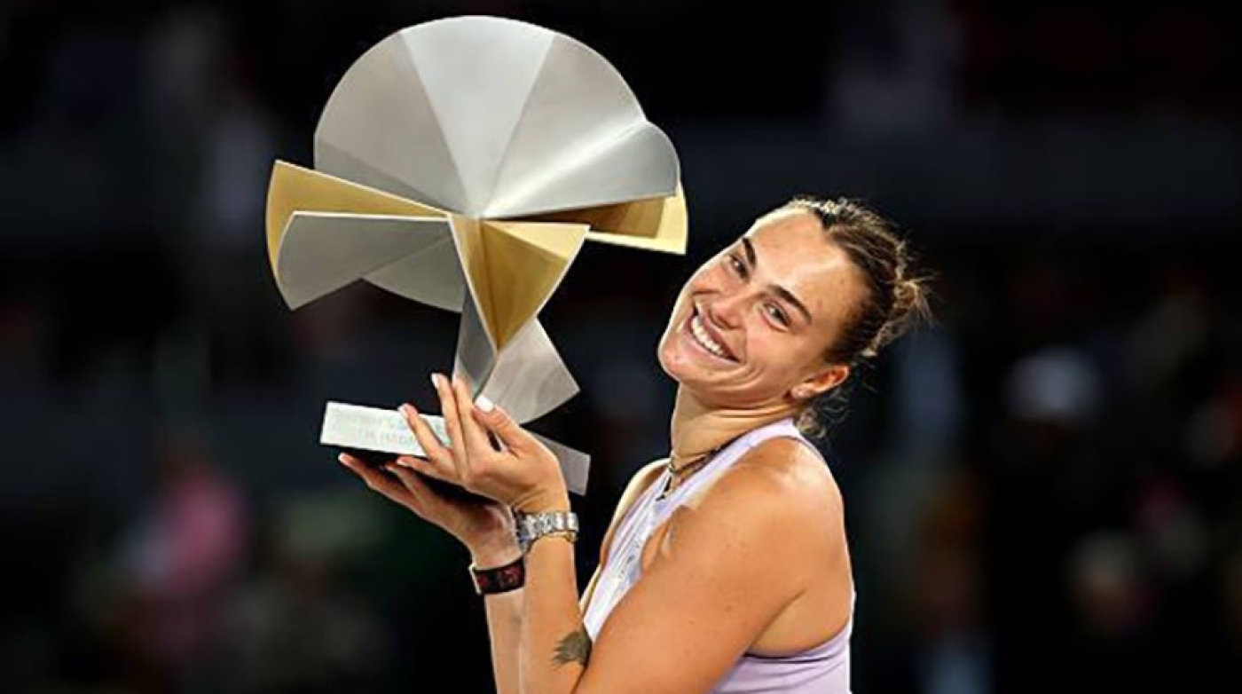 Соболенко в третий раз выиграла турнир WTA-1000 в Мадриде