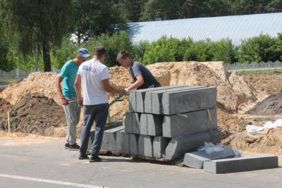 Работы па падрыхтоўцы да раённых Дажынак працягваюцца