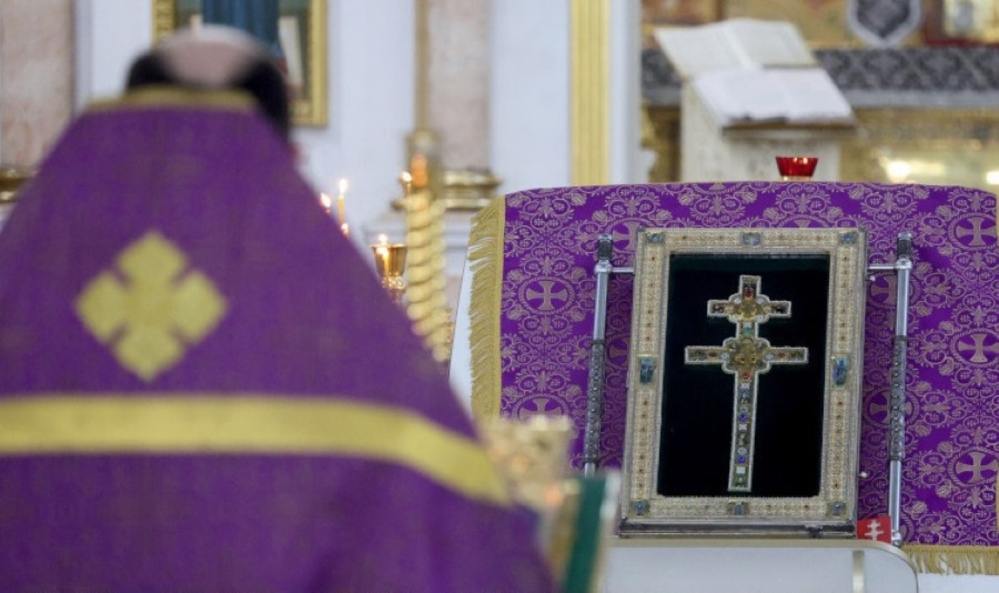 Крест преподобной Евфросинии Полоцкой прибыл в Витебск