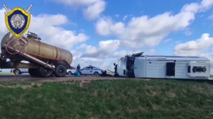 В Мостовском районе в ДТП с маршруткой пострадали 10 человек