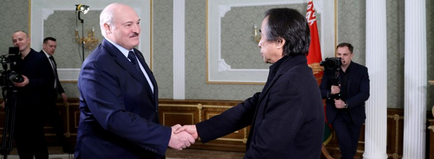 Президент Беларуси Александр Лукашенко 17 марта дал интервью японскому телеканалу TBS