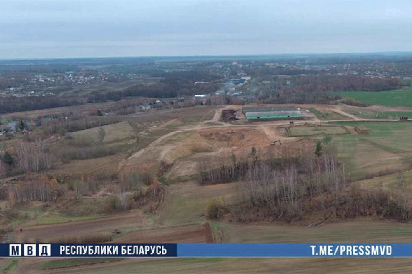 Правоохранители Минской области выявили масштабную незаконную добычу песка