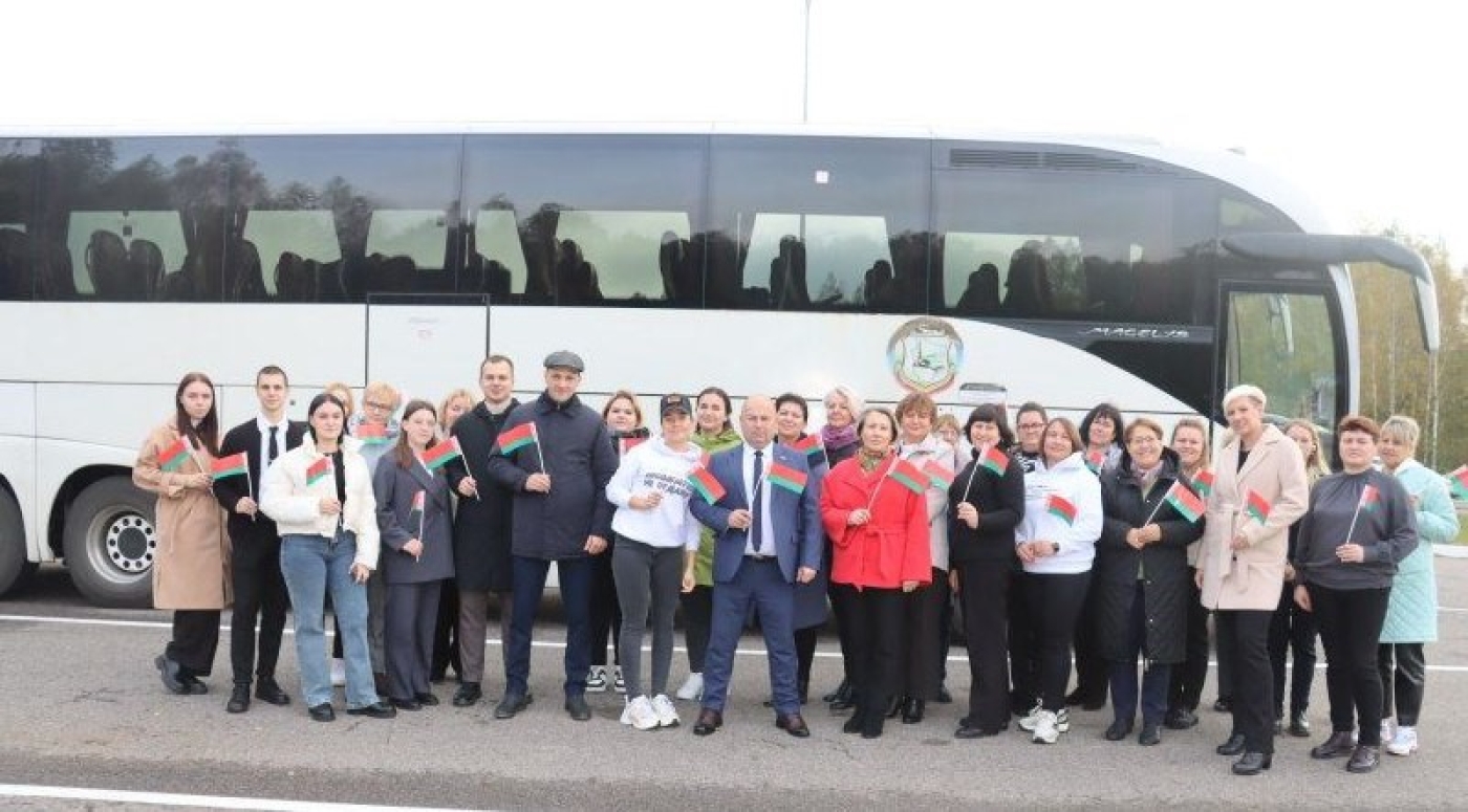 Березинцы принимают участие в "Марафоне единства" в Молодечно