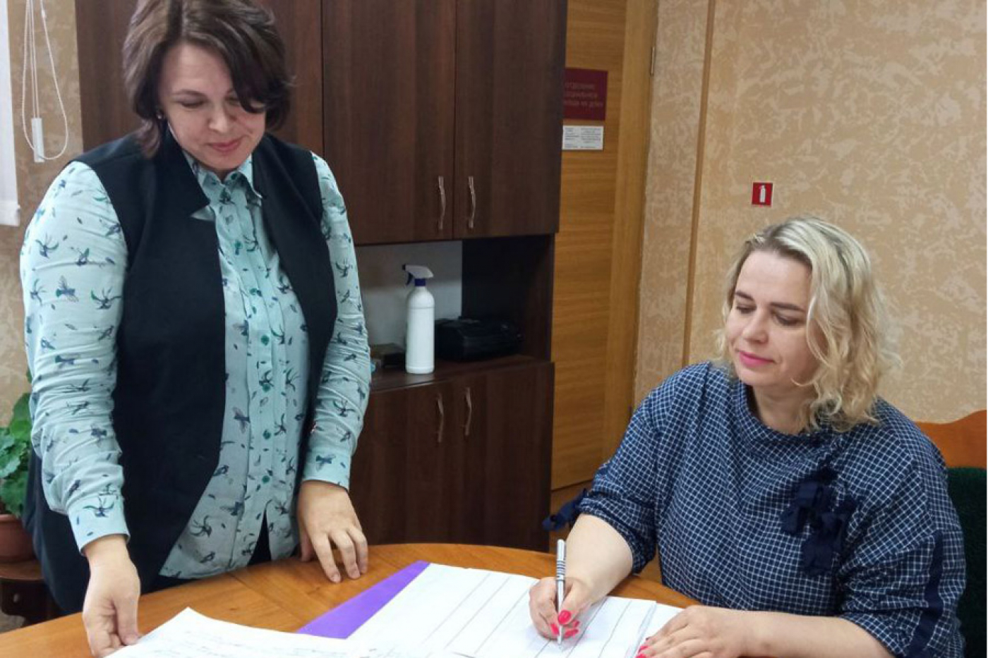 В ГУ "Березинский ТЦСОН'  проходит республиканский прием граждан