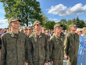 Церемония открытия кадетского училища в Борисове