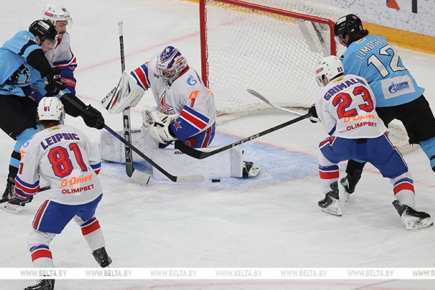 Минские динамовцы уступили СКА и прервали серию из девяти игр с набранными очками