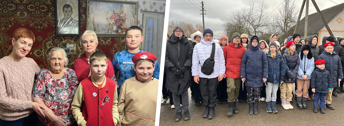 Сегодня Березинский район посещает делегация юнармейцев Алтуфьевского района города Москвы