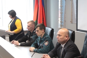 На встрече с районными спасателями