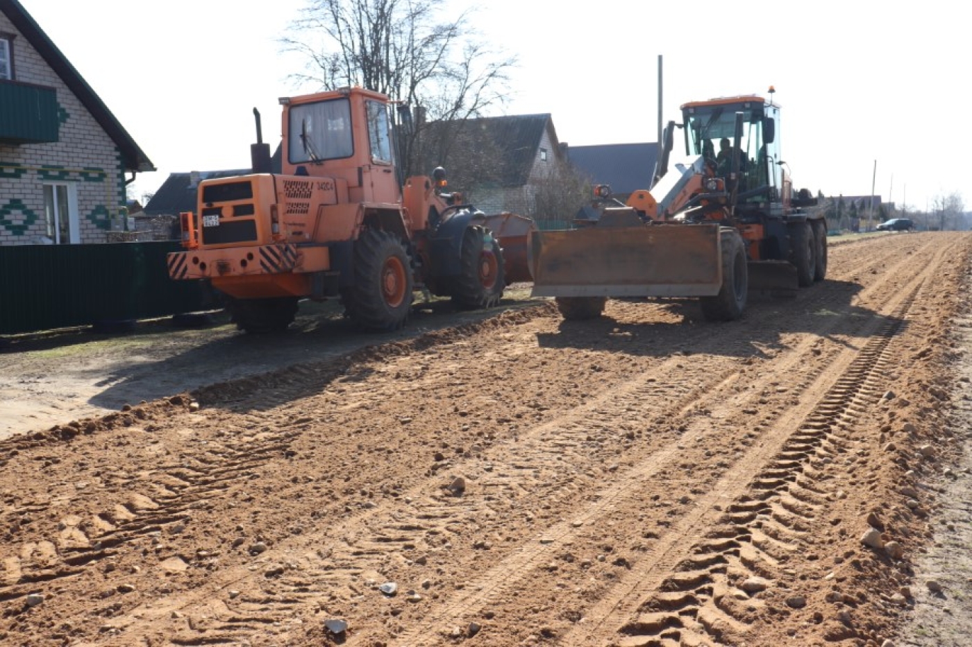 Идет благоустройство дорог в Селибе