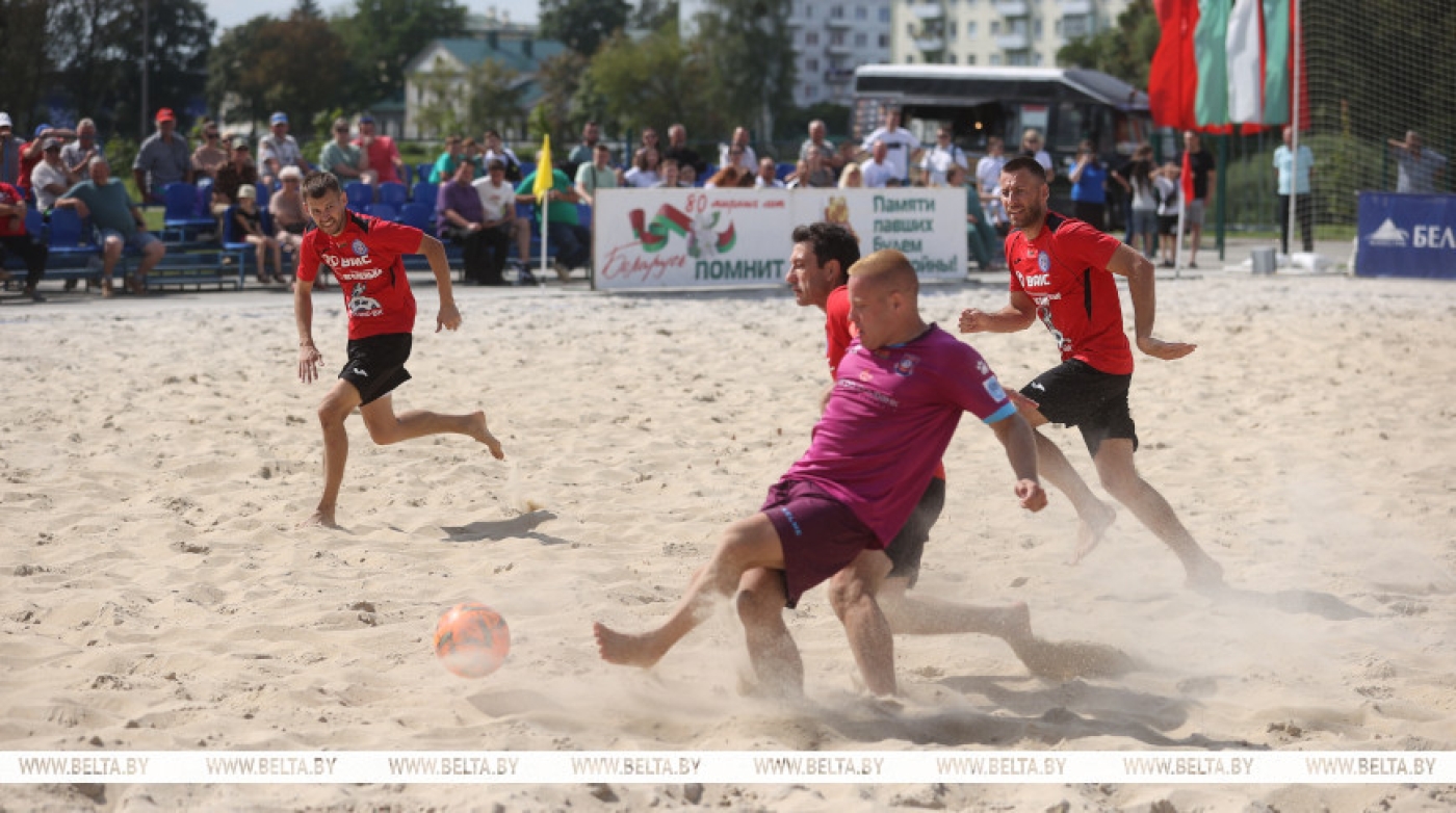 Команда ЦОР - чемпион страны по пляжному футболу