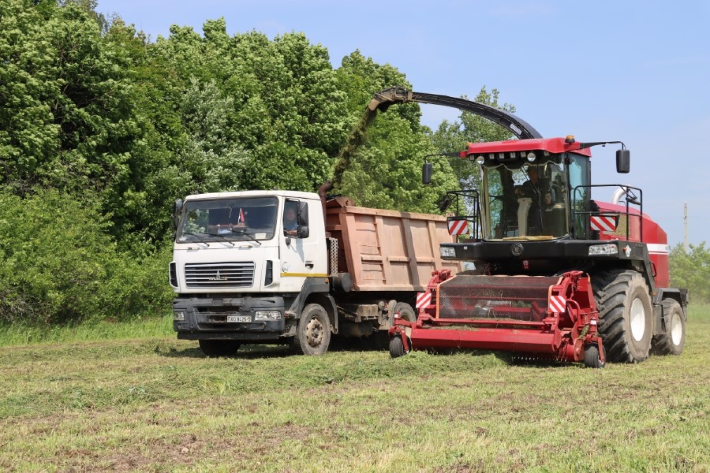 Заготовка кормов в ОАО «Первомайский» в самом разгаре