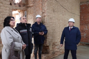 Продолжается реставрация исторического памятника нашего района – усадьбы графа Потоцкого