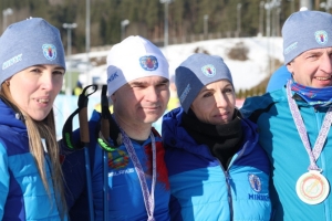 Квартет Мингорисполкома выиграл эстафету команд высших органов власти на Минской лыжне