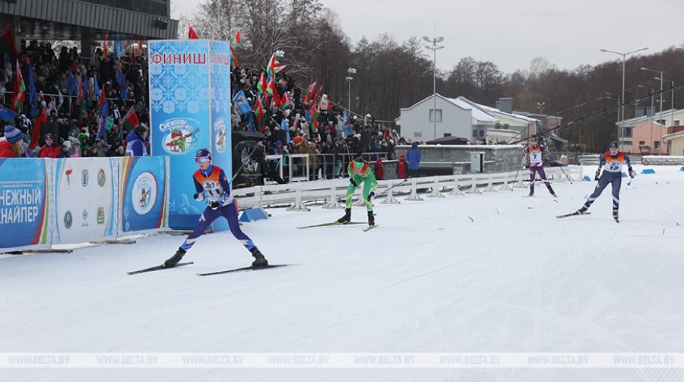 Первый день "Снежного снайпера" завершили спринты у самых старших участников