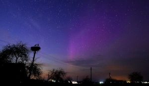Полярное сияние можно заметить в небе Беларуси