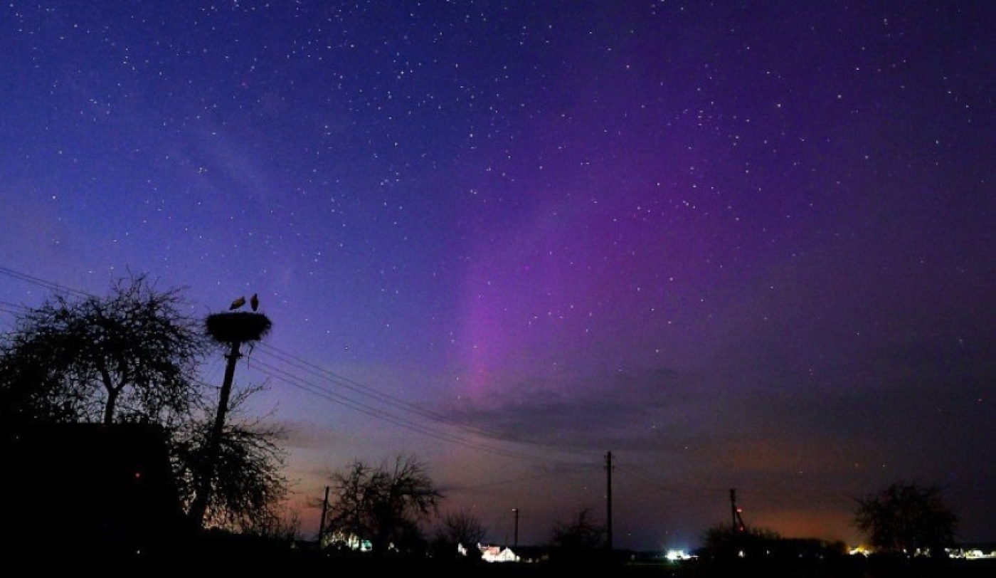 Полярное сияние можно заметить в небе Беларуси