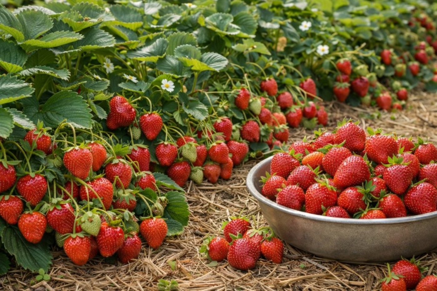Сладкая формула для клубники: 2 ложки под корень сразу после таяния снега — ягоды крупные, сочные, сахарный мед