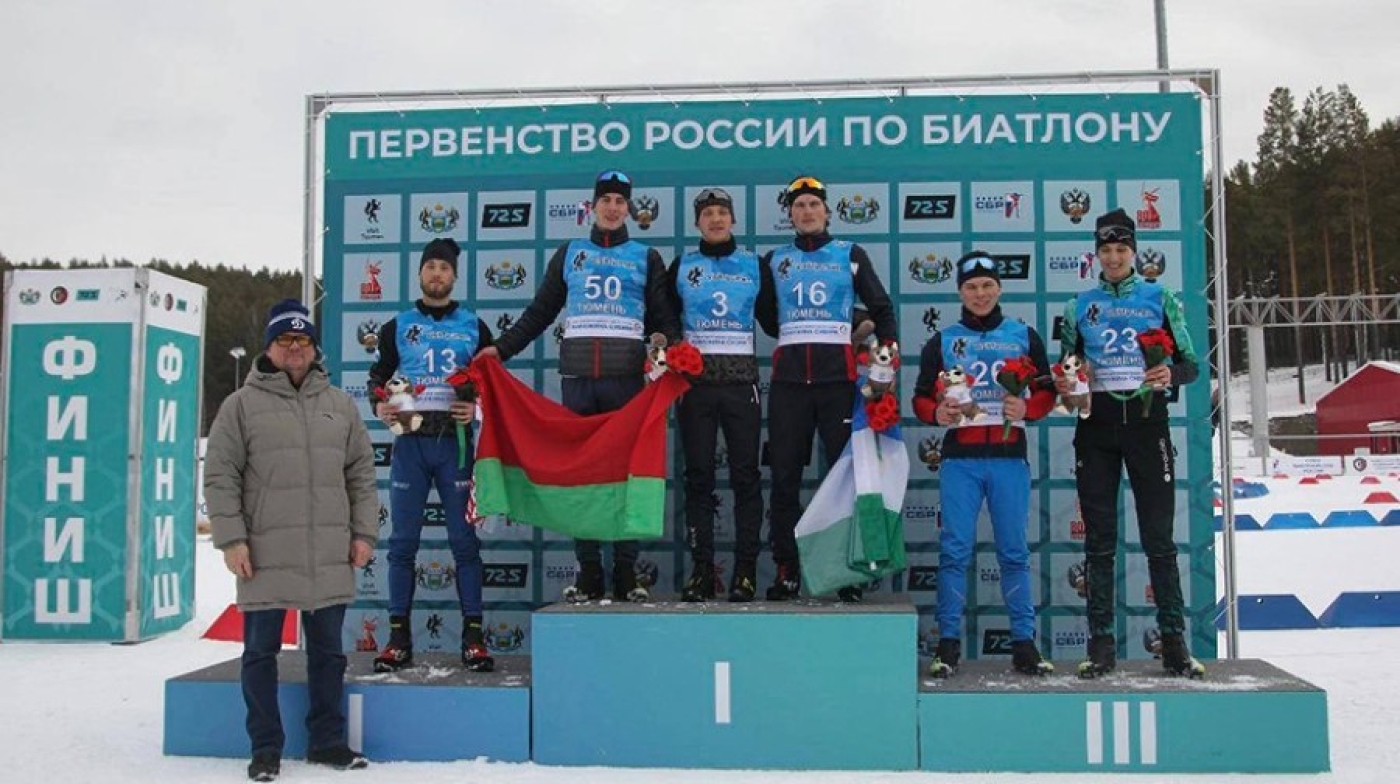 Юные белорусские биатлонисты завоевали три медали на первенстве России в Тюмени