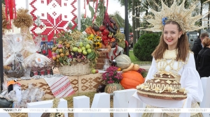 Цари-караваи, фиолетовая пшеница и подарки городу. "Дажынкі" в Заславле поражают размахом