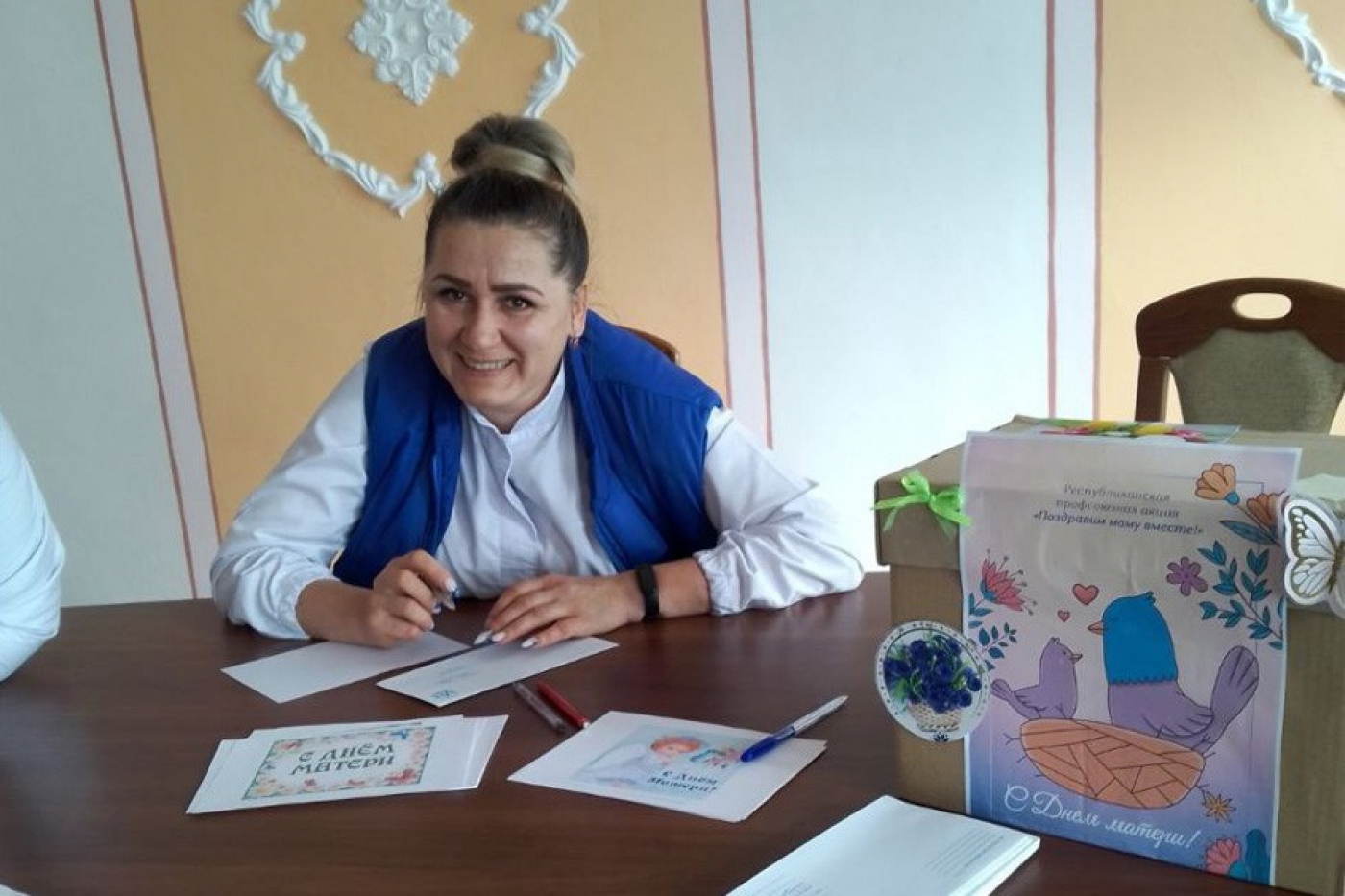 Профсоюзная акция "Поздравим маму вместе!"