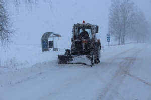 Уборка снега продолжается
