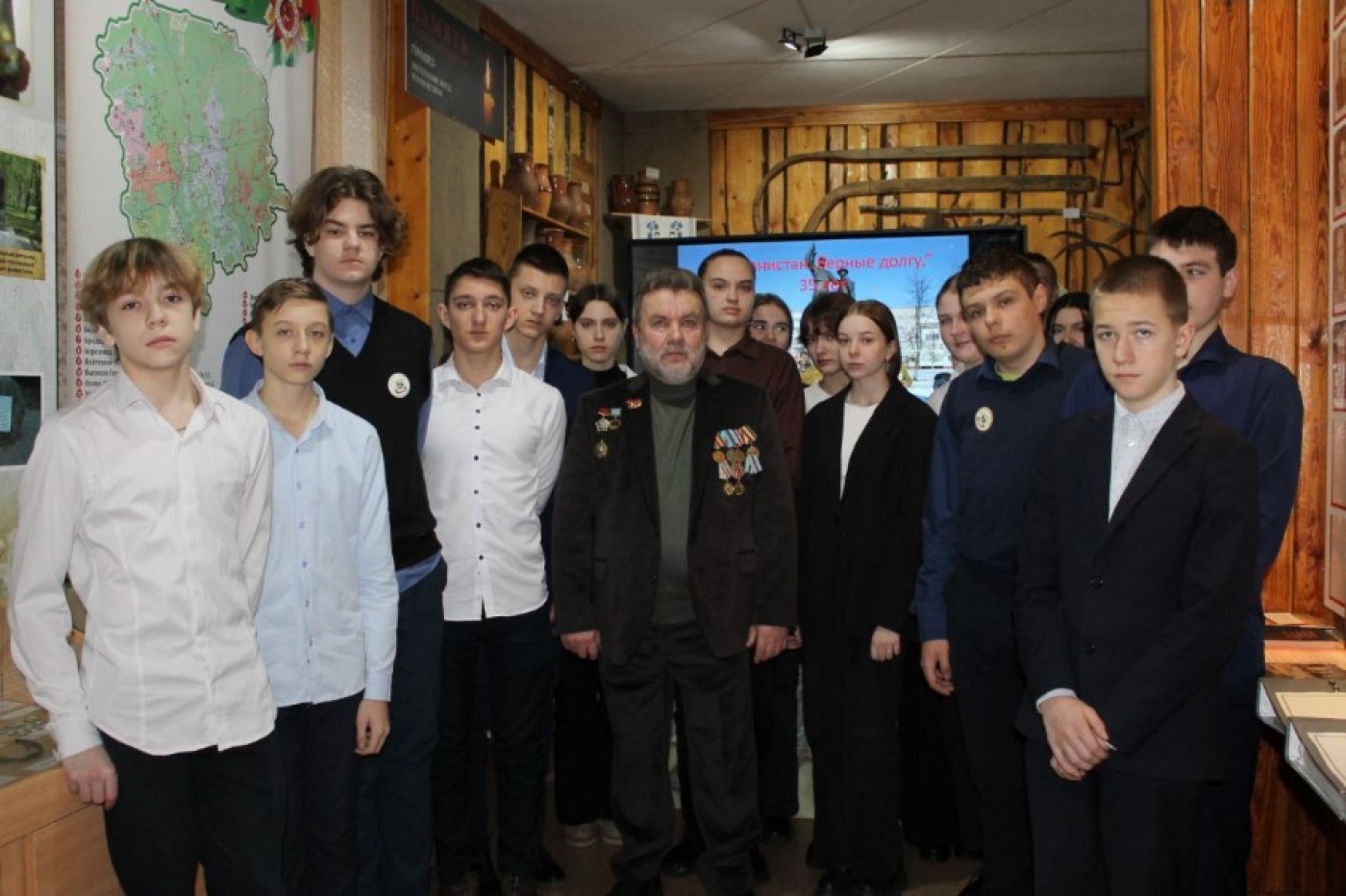 Торжественное мероприятие ко Дню памяти воинов-интернационалистов прошло в музее "Зеркало времени"