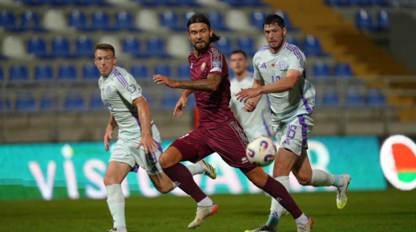 Белорусские футболисты второй раз проиграли в квалификации чемпионата мира