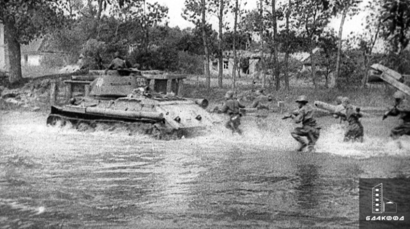 Операция "Багратион": архивные кадры освобождения Беларуси летом 1944-го. На пути к Минску