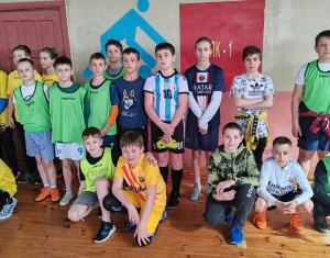 В Крупках прошли зональные соревнования по футболу «Кожаный мяч»