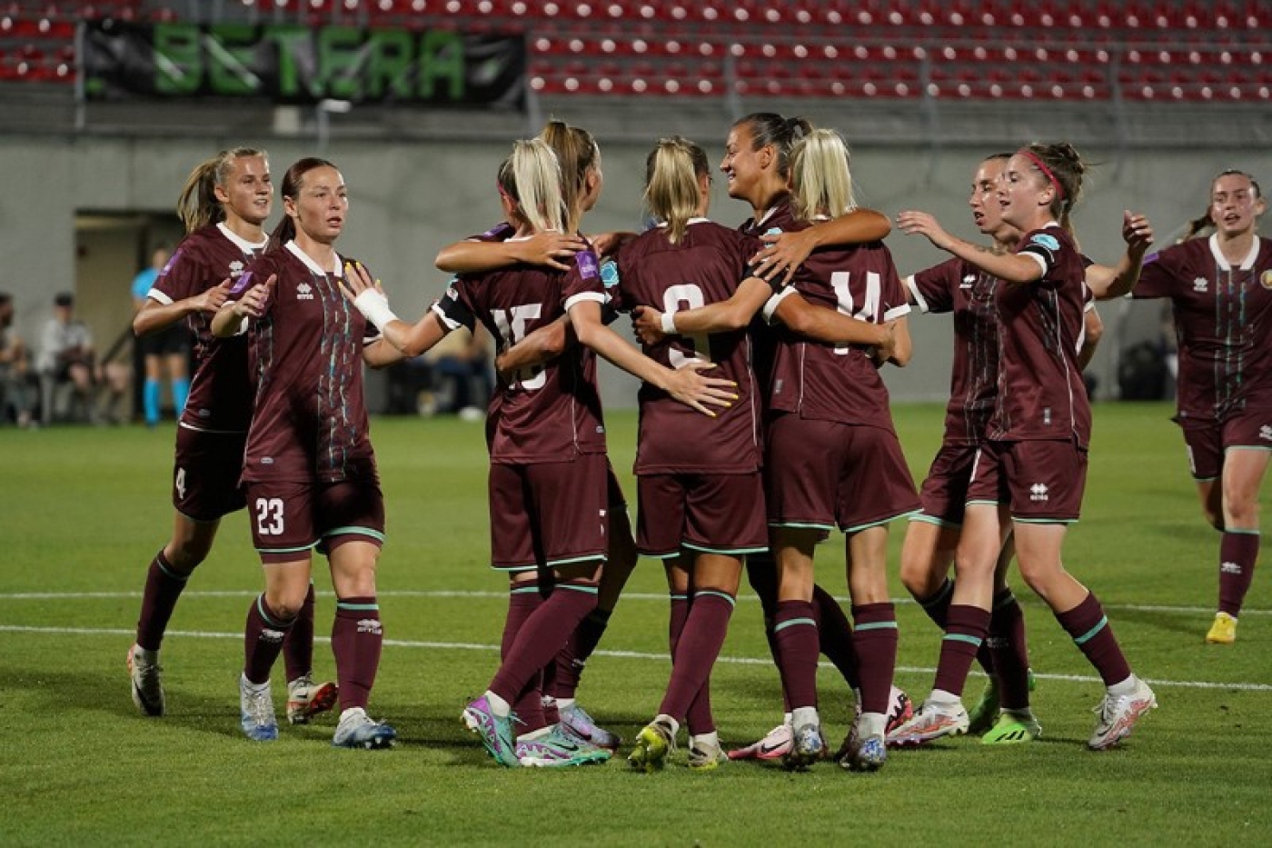 Белорусские футболистки победно завершили выступление в групповой стадии отборочного турнира женского ЧЕ