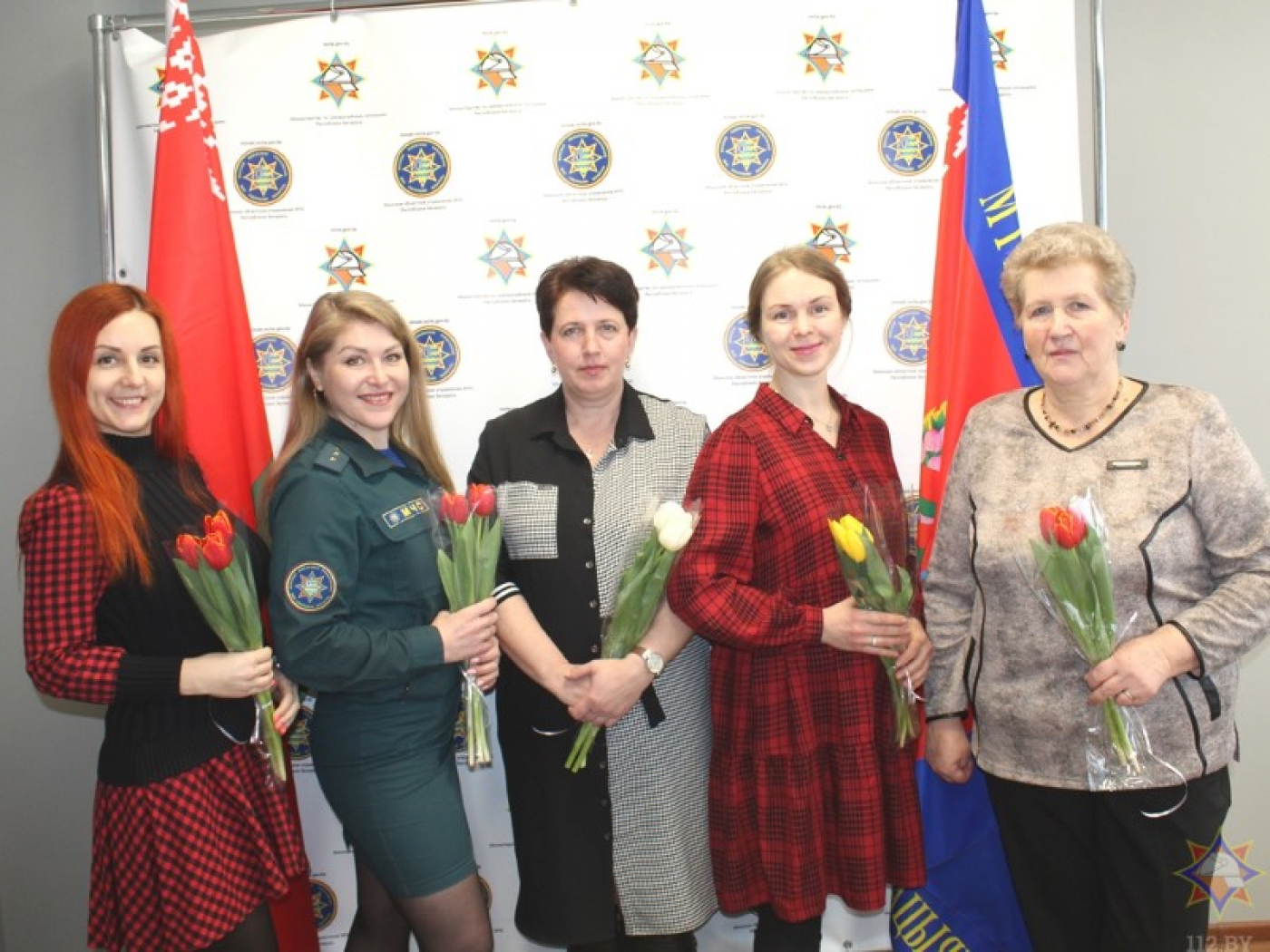 Жаночы калектыў Бярэзінскага райаддзела па надзвычайных сітуацыях