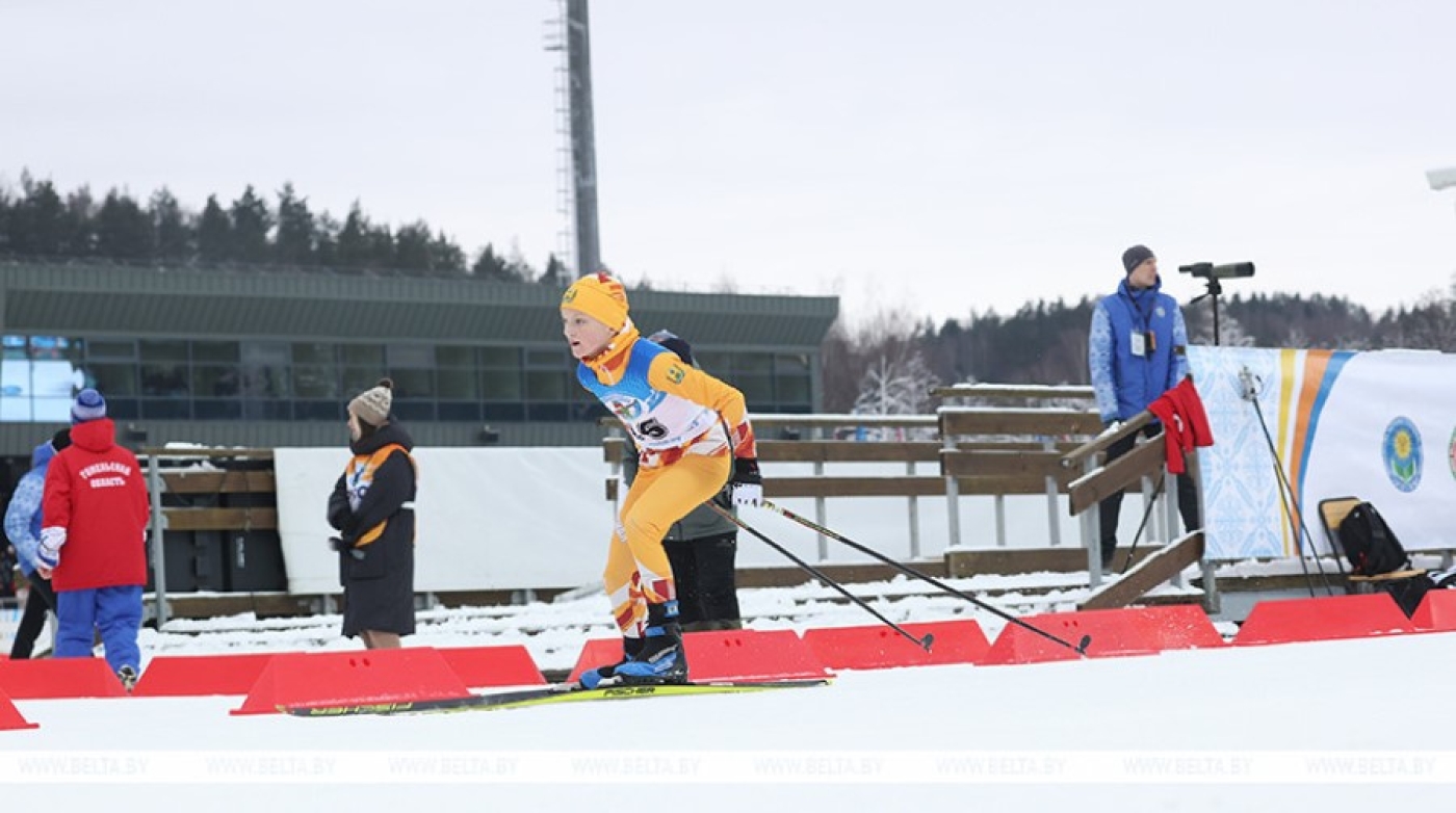 Самые младшие участники "Снежного снайпера" определили победителей в спринте