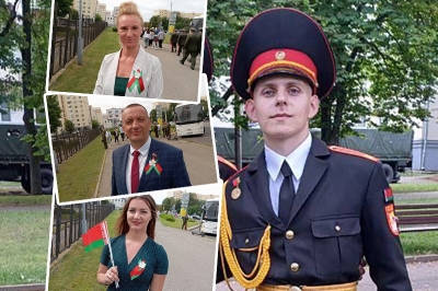 Березинцы на параде в честь Дня Независимости